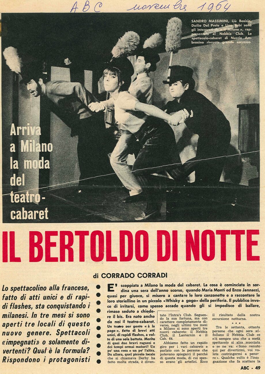 Articolo «Il Bertoldo di notte»
