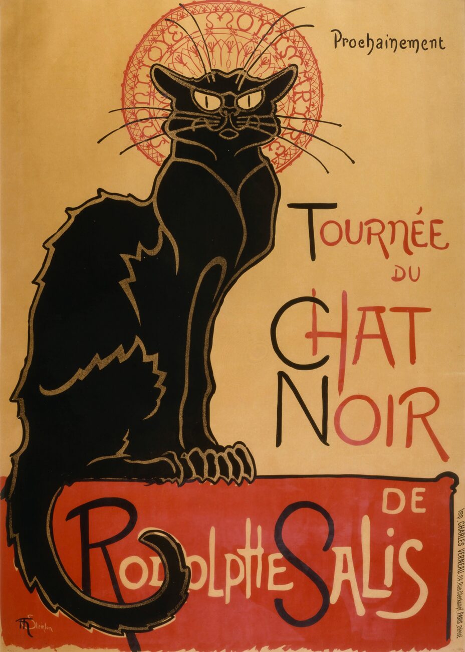 Manifesto del Chat Noir di Steinlen